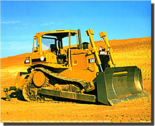 Heavy Equipment Caterpillar Bulldozer Truck 4 Set 8x10 Wall Decor Art Print Posters