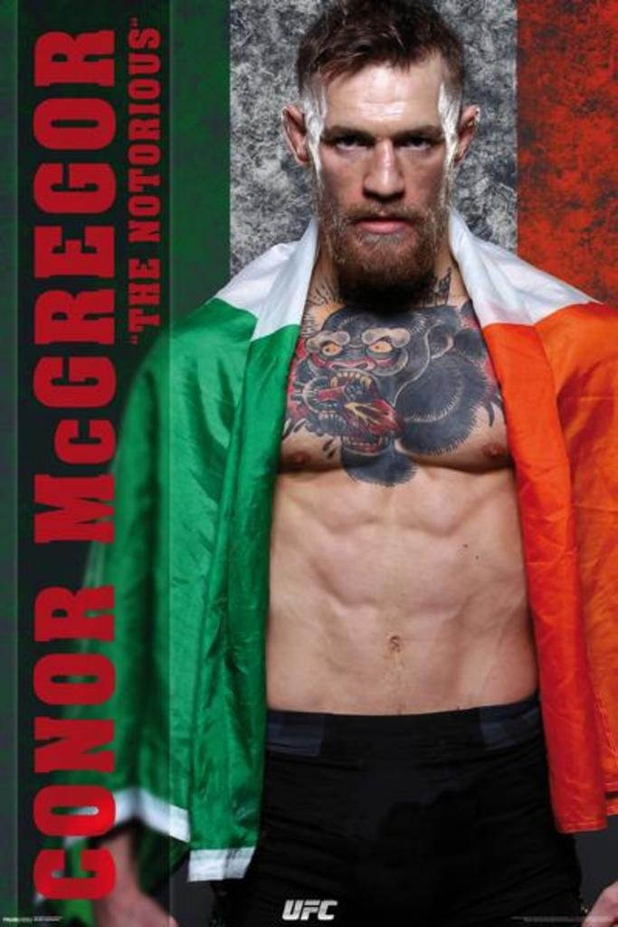 Pyramid America Official UFC Conor McGregor Cool Wall Decor Art Print Poster 24x36