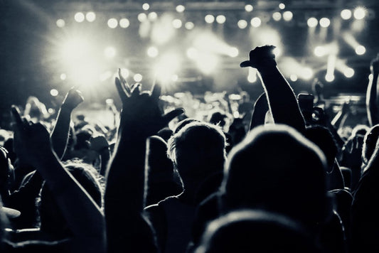 Heavy Metal Concert Pit Black and White B&W Photo Photograph Cool Wall Decor Art Print Poster 18x12