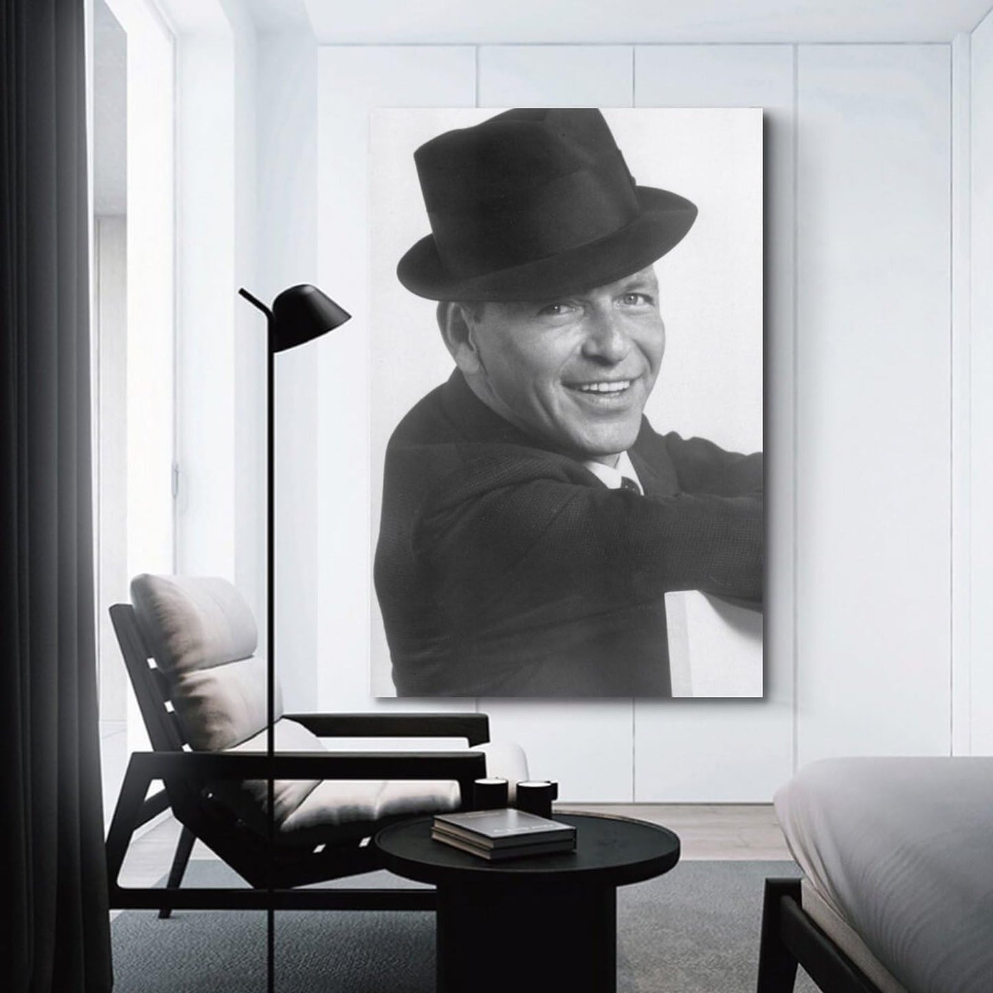 Frank Sinatra Posters Photography Pictures Vintage Prints Celebrity Culture Artwork Picture Walls For Room Living Room Porch Decoration16x24inch(40x60cm) Unframe-style