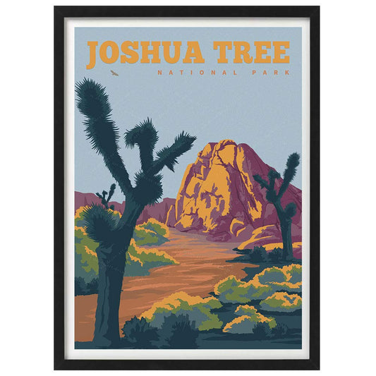 xtvin Joshua Tree National Park America Vintage Travel Poster Art Print Painting Home Decoration Gift