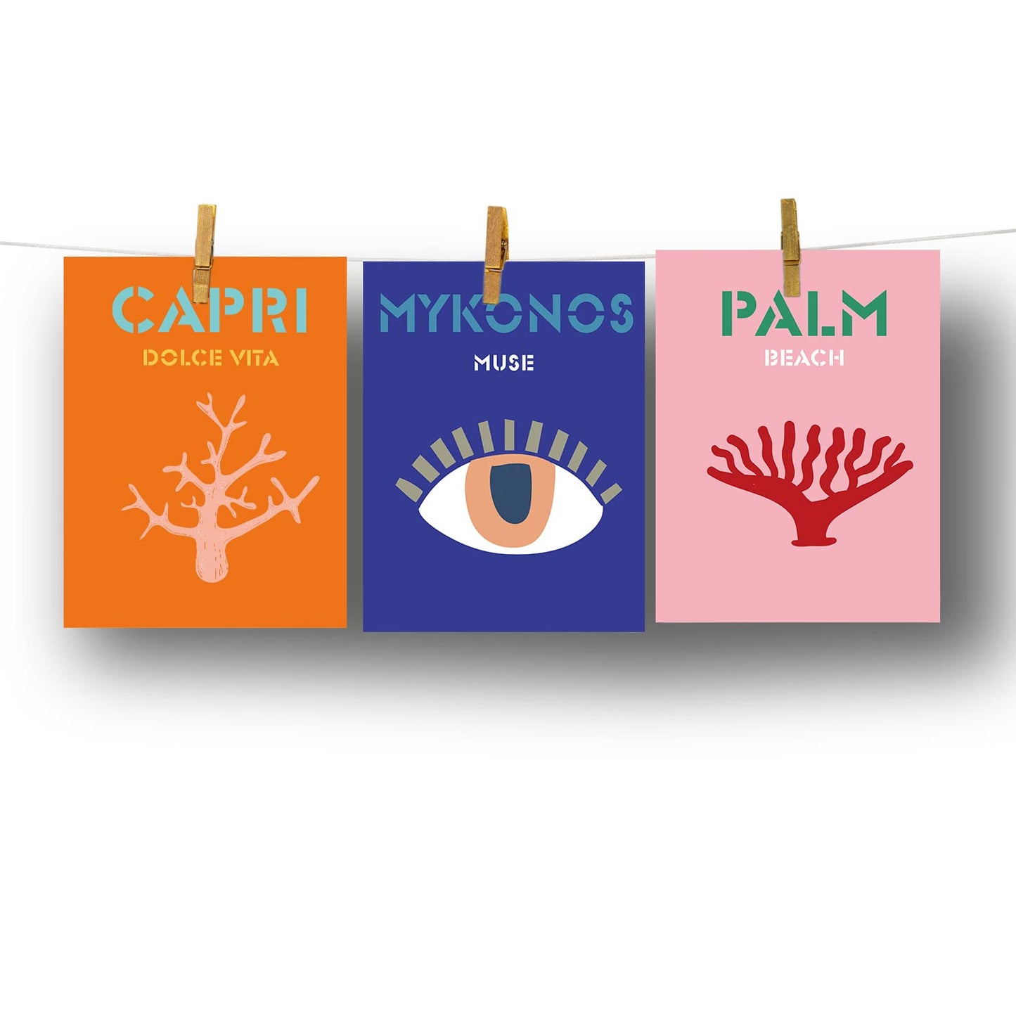 Preppy Room Decor Aesthetic Wall Art Prints, TrendyRoom Decor, Beach Room Decor,Posters for Room Aesthetic Preppy Room Decor Teen Girls(Set of 6 8x10in Unframed )Preppy Decor, Preppy Stuff Things