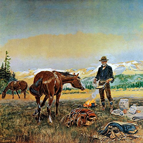 Posterazzi Collection Partners Poster Print by Charles M. Russell (12 x 12)