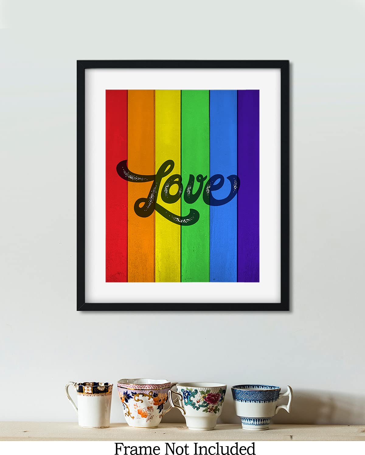 LGBTQ Accessories Wall Art - LGBTQ Rights - Gay Pride Poster, Print or Canvas - LGBTQ Pride Gifts - Lesbian Gifts - LGBTQ Decorations - Gay Pride Signs - 8x10 unframed print