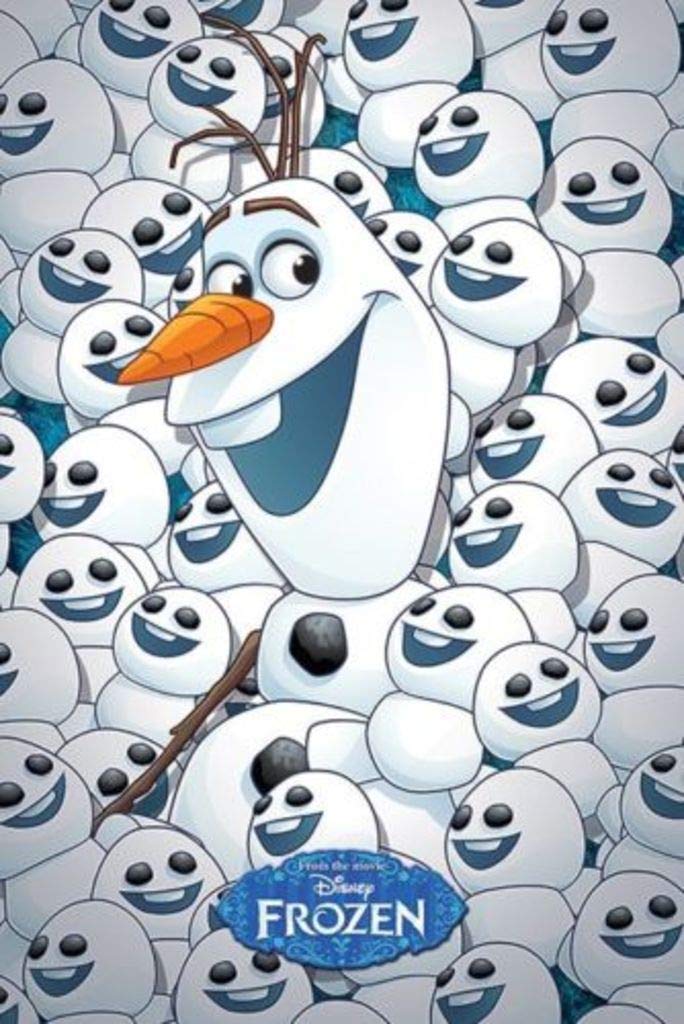 Pyramid America Disney Frozen Fever Olaf Snowman Collage Movie Cool Wall Decor Art Print Poster 24x36