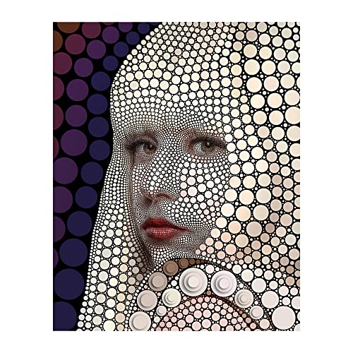 Lady GaGa - Portrait Pop Music Decor Wall Art, This Pop Wall Decor Music Poster is A Great Print For Music Room, Office Decor, Modern Home Decor, And Man Cave Room Decor Aesthetic, Unframed - 8x10