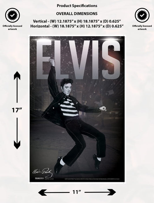 Pyramid America - Elvis Presley Poster - Elvis Let's Rock - 11 x 17 Poster Print Wall Art, Ideal for Home Decor, Bedroom Decor, Kitchen Decor & Living Room Decor