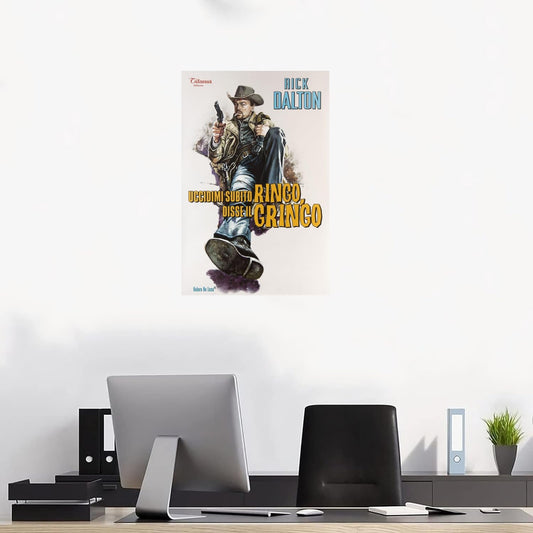 Rick Dalton Leonardo DiCaprio Once Upon A Time Cowboy Art Poster 16''x20'' Unframed Poster Print (A)