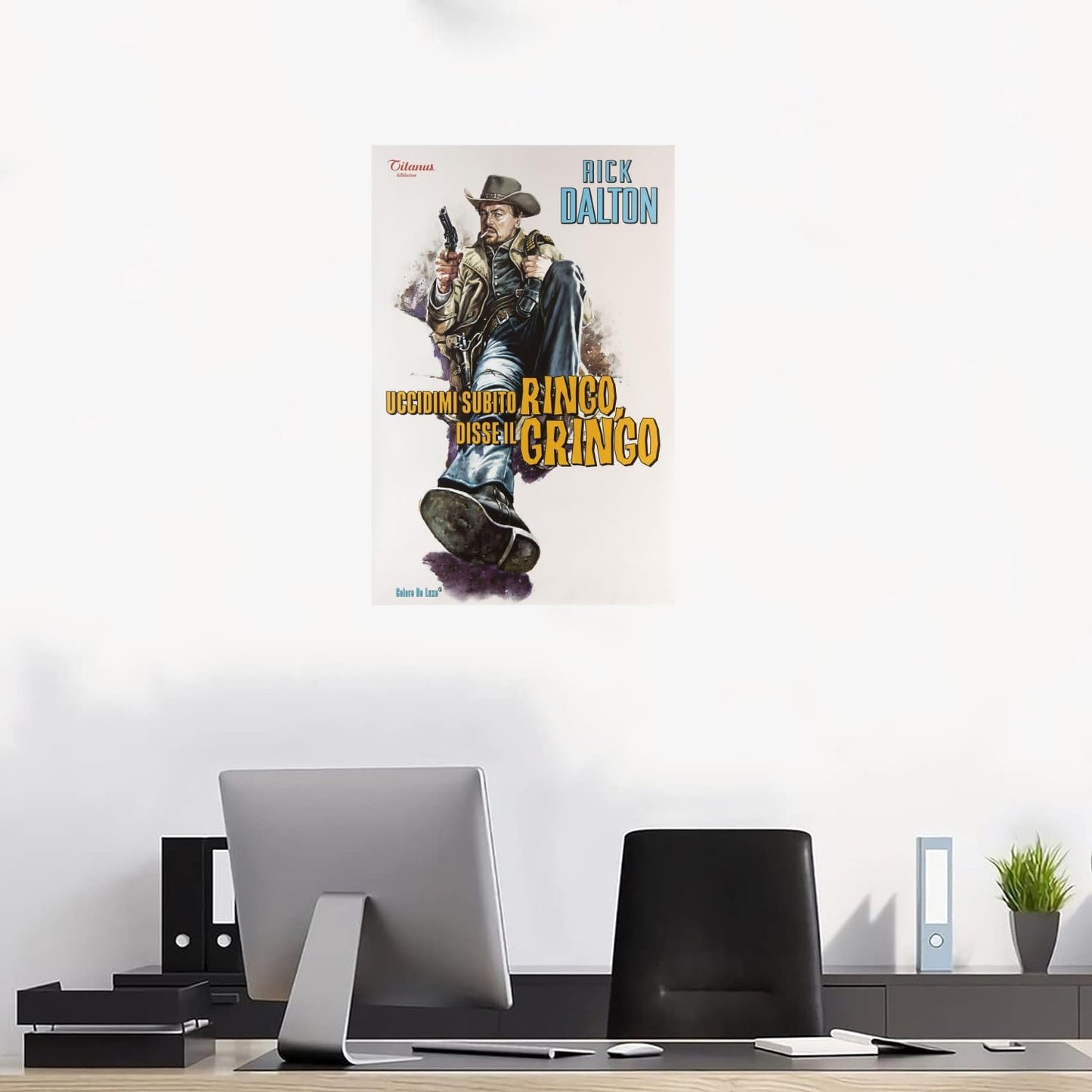 Rick Dalton Leonardo DiCaprio Once Upon A Time Cowboy Art Poster 16''x20'' Unframed Poster Print (A)