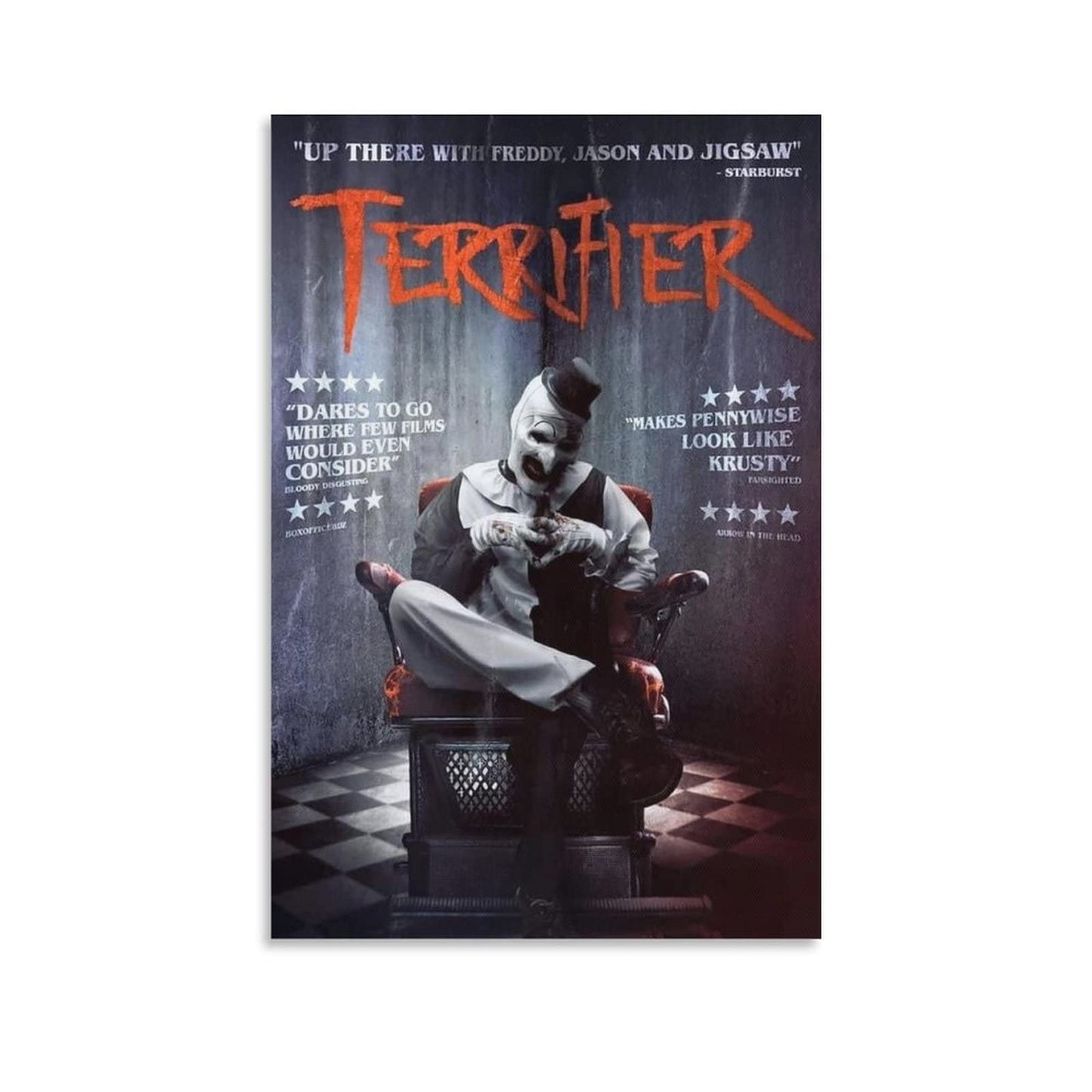Terrifier 2 Poster 2022 New Movie Poster Canvas Art Poster And Wall Art Picture Print Modern Family Bedroom Decor Posters Unframe 12x18inch(30x45cm)