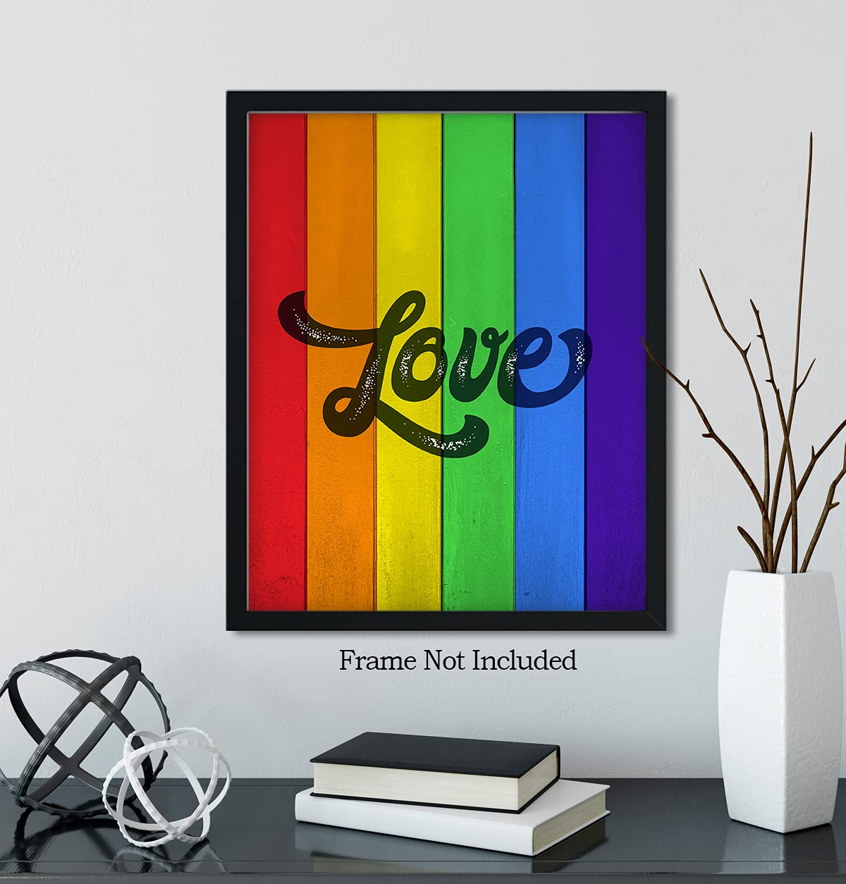 LGBTQ Accessories Wall Art - LGBTQ Rights - Gay Pride Poster, Print or Canvas - LGBTQ Pride Gifts - Lesbian Gifts - LGBTQ Decorations - Gay Pride Signs - 8x10 unframed print