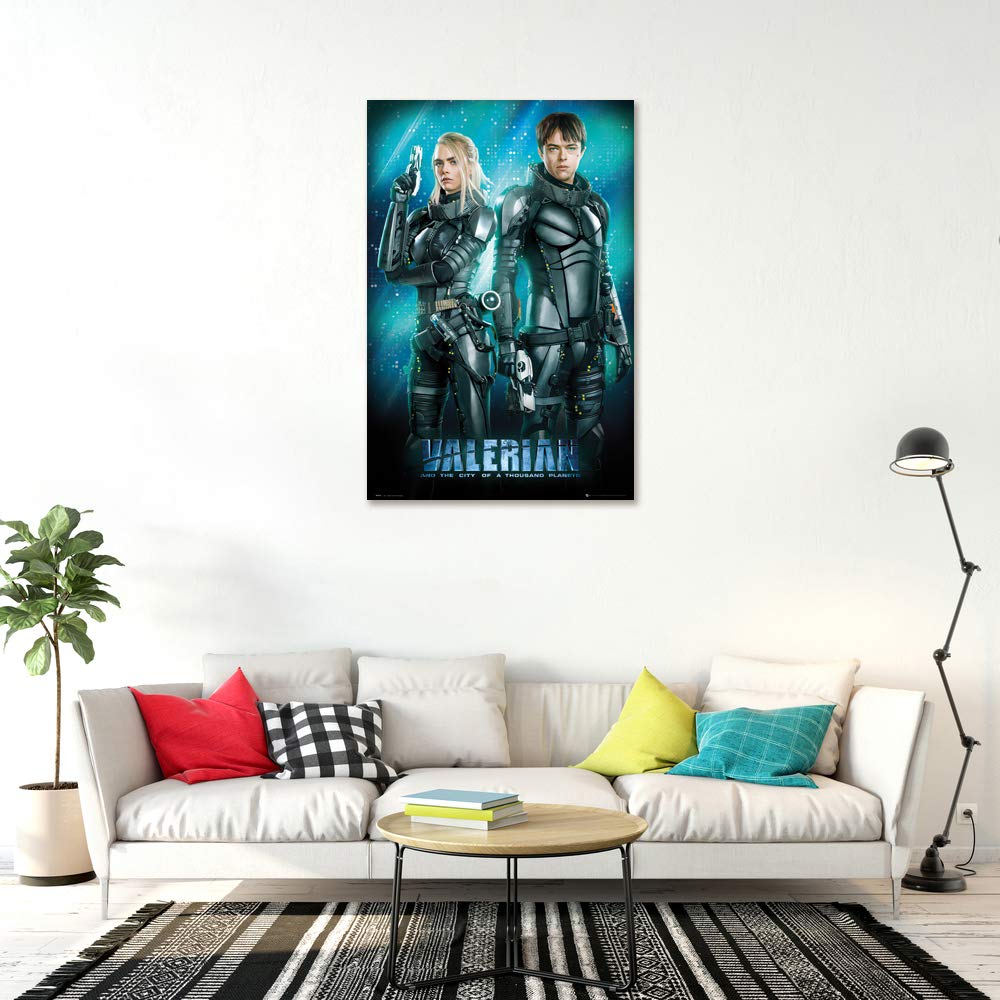 POSTER STOP ONLINE Valerian and The City of a Thousand Planets - Movie Poster/Print (Valerian & Laureline) (Size 24" x 36")