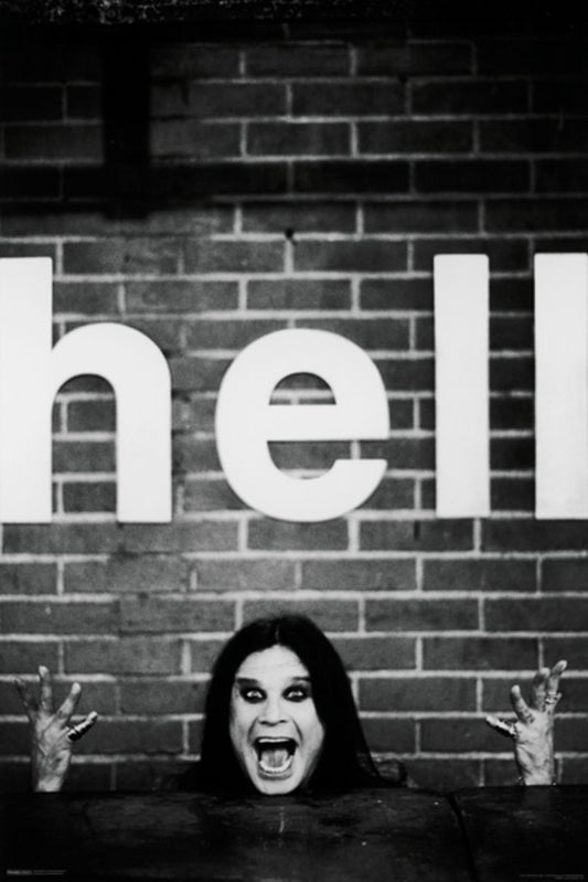 Pyramid America Ozzy Osbourne Hell Cool Wall Decor Art Print Poster 24x36