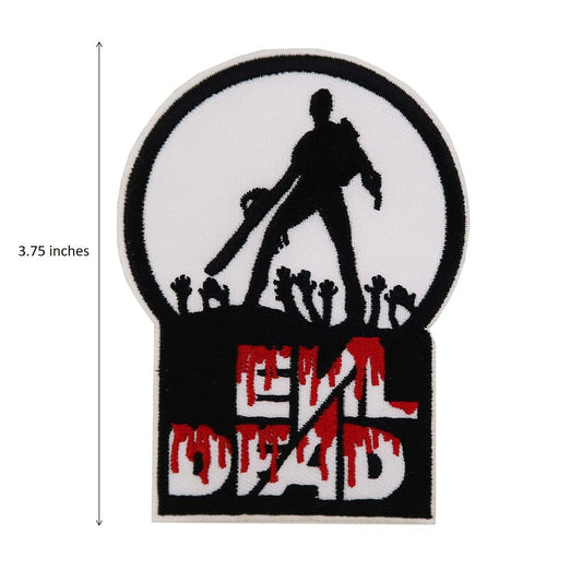 Evil Dead Army of Darkness Embroidered Iron On Patches Halloween Horror Film Costume
