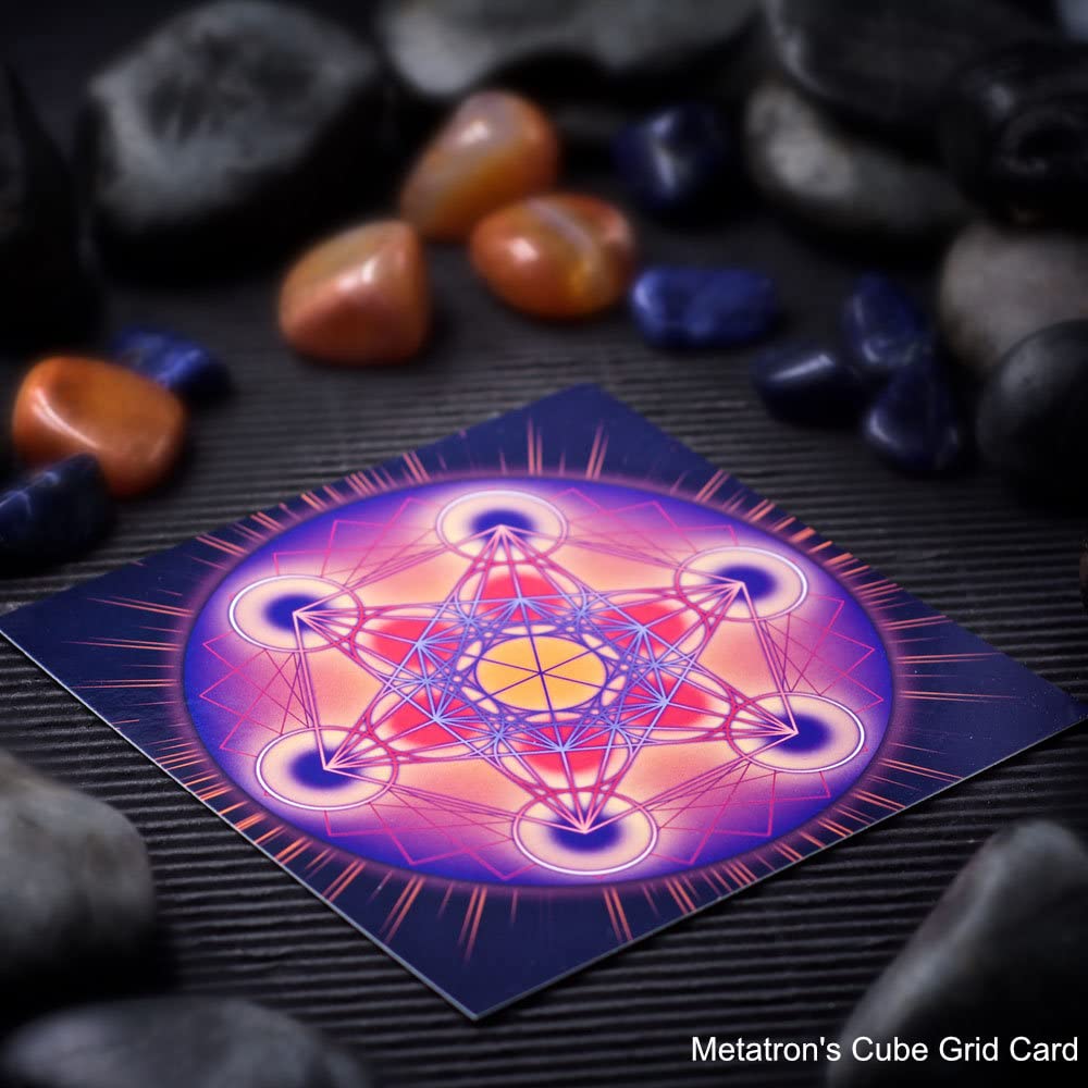 Home Protection Mini Crystal Grid Set with Selenite, Black Tourmaline, and Smoky Quartz