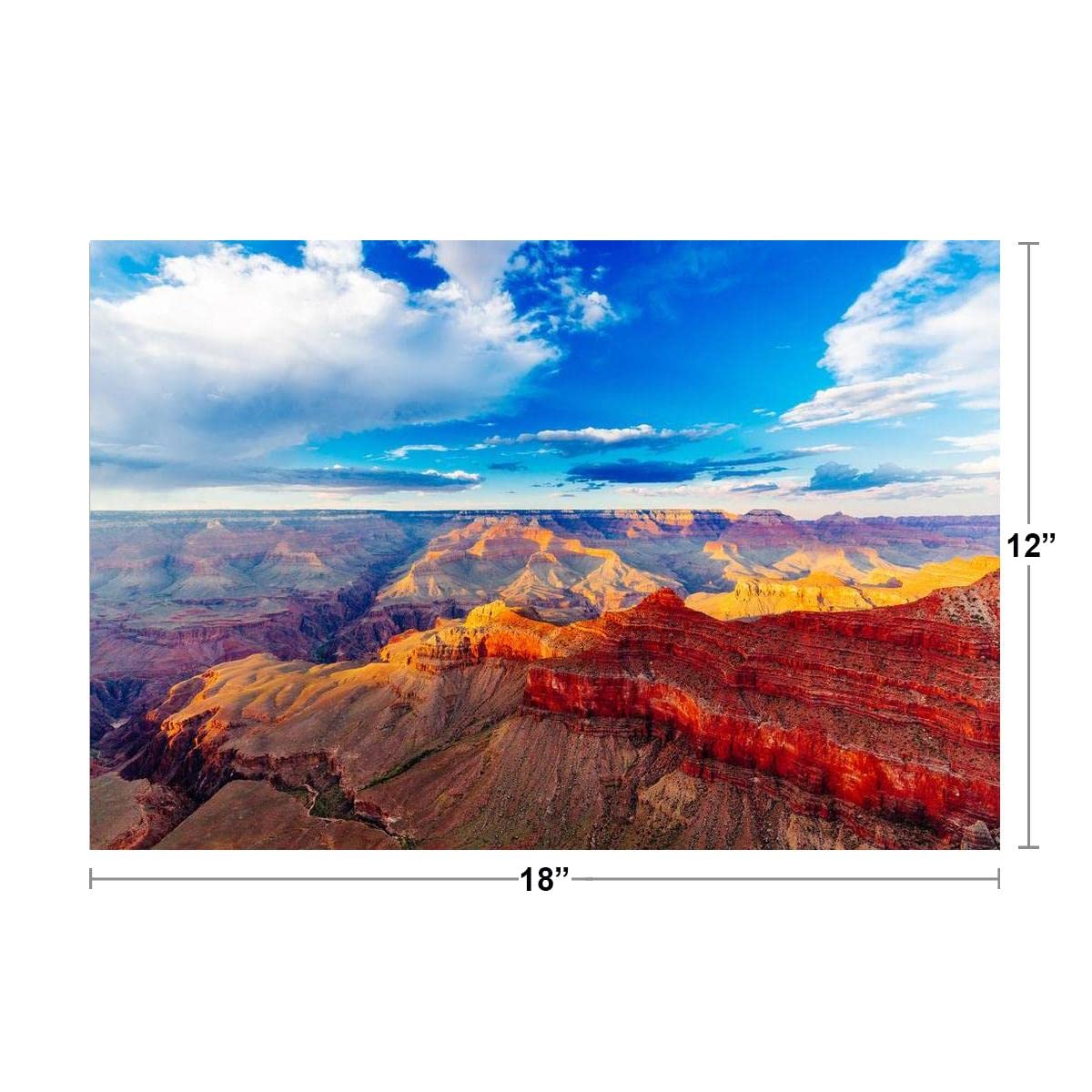 Mather Point Grand Canyon National Park Arizona Photo Cool Wall Decor Art Print Poster 18x12