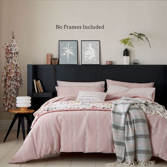 QTESPEII Set of 4 Vintage Botanical Wall Art, White Herb Plants Flowers Canvas Print Posters Pictures Simple Life Home Decor Unframed Artwork for Living Room Bedroom Bathroom Decorations - 8''x10''