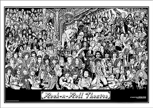 Rock & Roll Theatre Poster Poster Print, 36x24