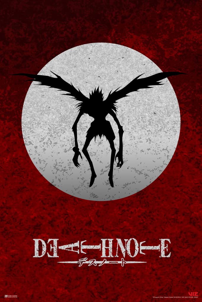 Death Note Poster Anime Merch Poster Cool Anime Posters Decorative Wall Decor Modern Teen Boys Room Bedroom Decor Aesthetic Anime Manga Series Ryuk Cool Wall Decor Art Print Poster 12x18