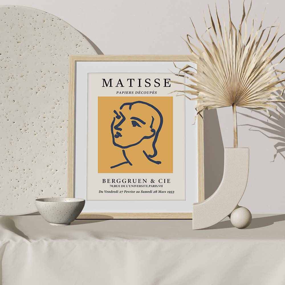 Canssape Henri Matisse Wall Art Prints|Set of 6 Matisse Posters for Room Aesthetic Wall Decor Boho Abstract Wall Art Posters (8"x10"Unframed)