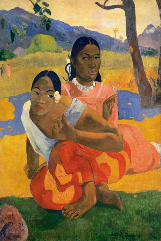 Paul Gauguin When Will You Marry Poster 1892 Artist French Post Impressionist Oil Painting Cool Wall Decor Art Print Poster 12x18