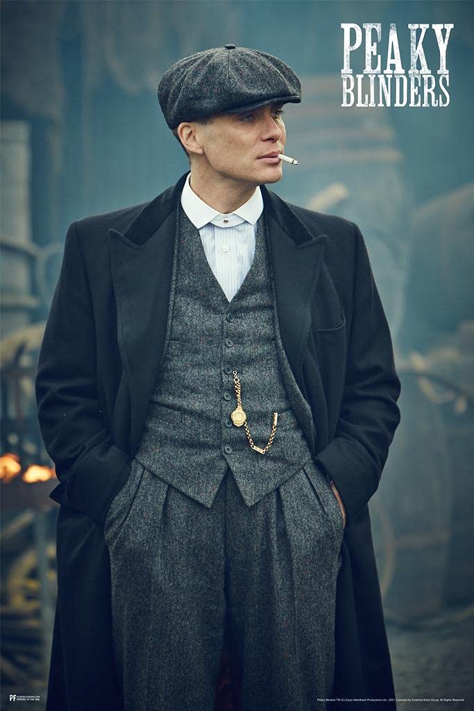 Peaky Blinders Poster Tommy Smoking Thomas Shelby Cillian Murphy Peaky Blinders Merchandise Peaky Blinders Print Shelby Company Limited Tommy Television Series Thick Paper Sign Print Picture 8x12