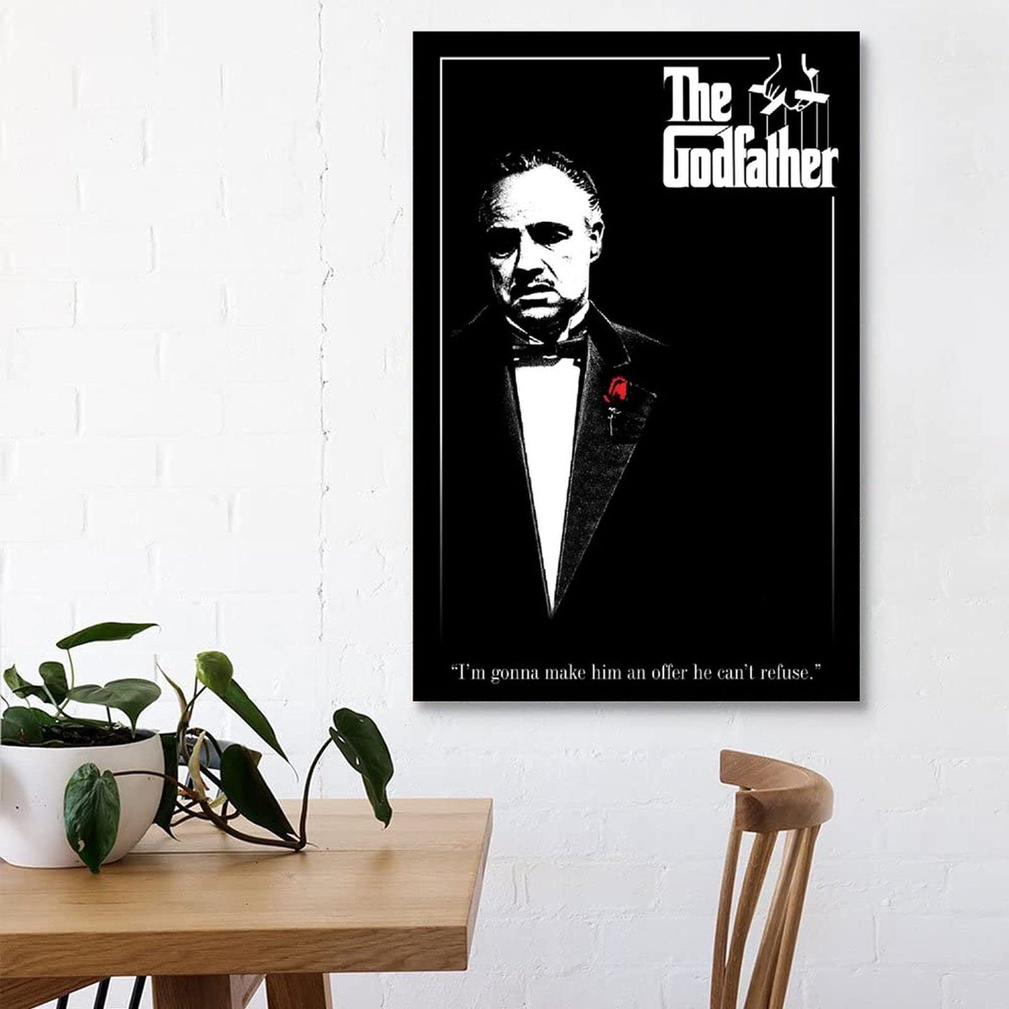 outdoor wall art reactionary gangr Movie Art Poster Canvas Painting Decor Wall Print Photo Gifts Home Modern Decorative Posters Framed/Unframed 12x18inch(30x45cm)