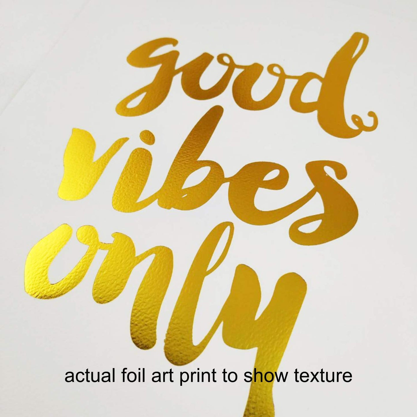 Susie Arts 8X10 Unframed Let Her Sleep for When She Wakes She Will Move Mountains Real Gold Foil Print Poster Nursery Decor Mother Daughter Girl Inspirational Wall Art V168