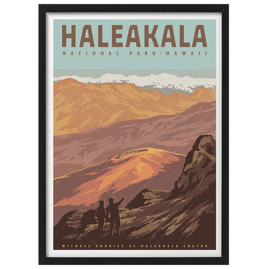 HCHANA Haleakala National Park America Vintage Travel Poster Art Print Painting Home Decoration Gift unframe