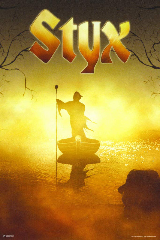 Styx River Styx Album Cover Classic Rock Music Merchandise Retro Vintage 70s 80s Aesthetic Band Cool Wall Decor Art Print Poster 12x18