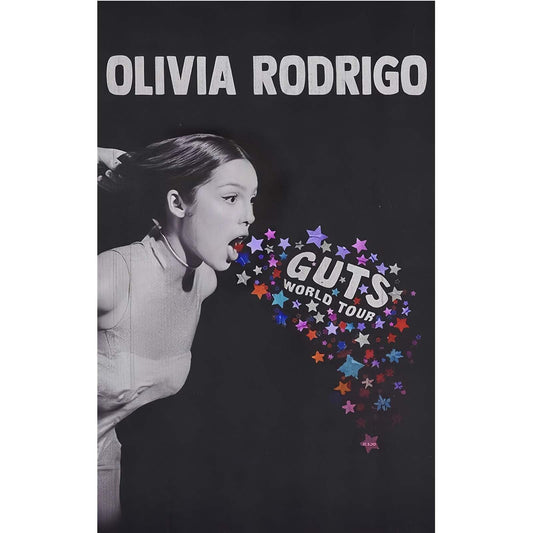 Olivia Poster Rodrigo Poster Guts Album Cover Suitable for Hanging In Living Room Bedroom And Art Picture Print Modern Family Bedroom Decor Posters (Canvas Roll 8x12 inch)