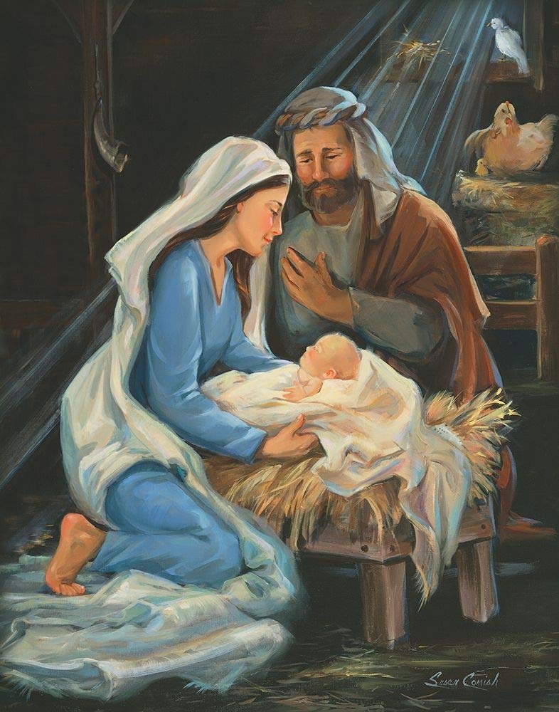 Posterazzi Collection Birth of Christ Poster Print by Susan Comish (14 x 11)