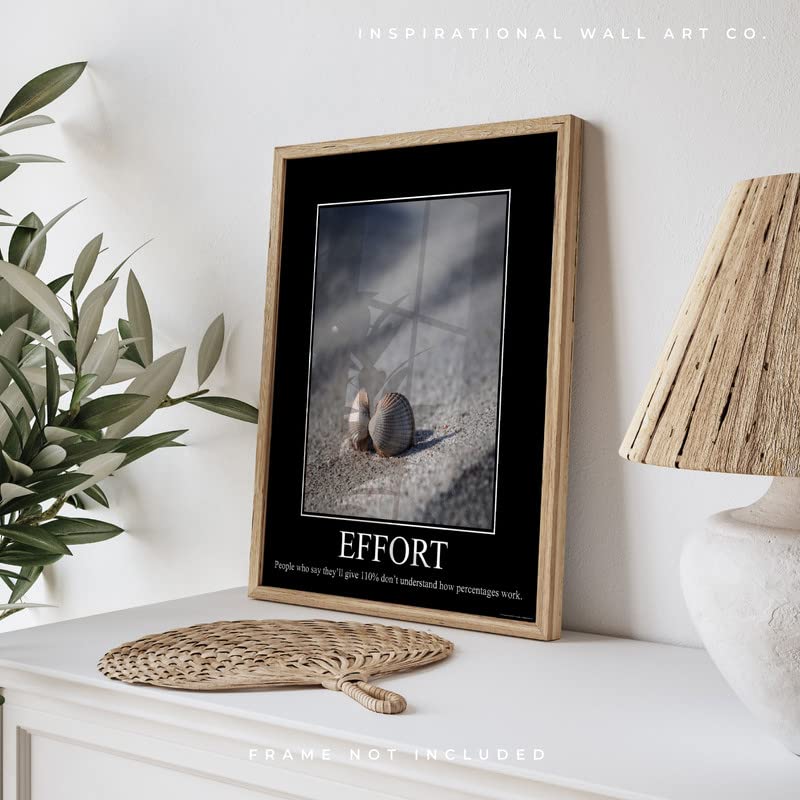 Effort Demotivational Poster Snarky Ironic Funny Sarcastic Office Wall Decor Art Print 11x14 Inches Unframed