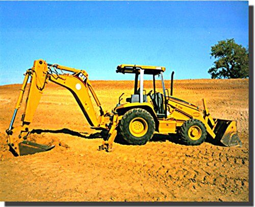 Heavy Equipment Caterpillar Bulldozer Truck 4 Set 8x10 Wall Decor Art Print Posters