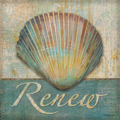 Relax, Calm, Serene, Renew Spa Posters, Set of 4-12x12" Unframed Paper Posters