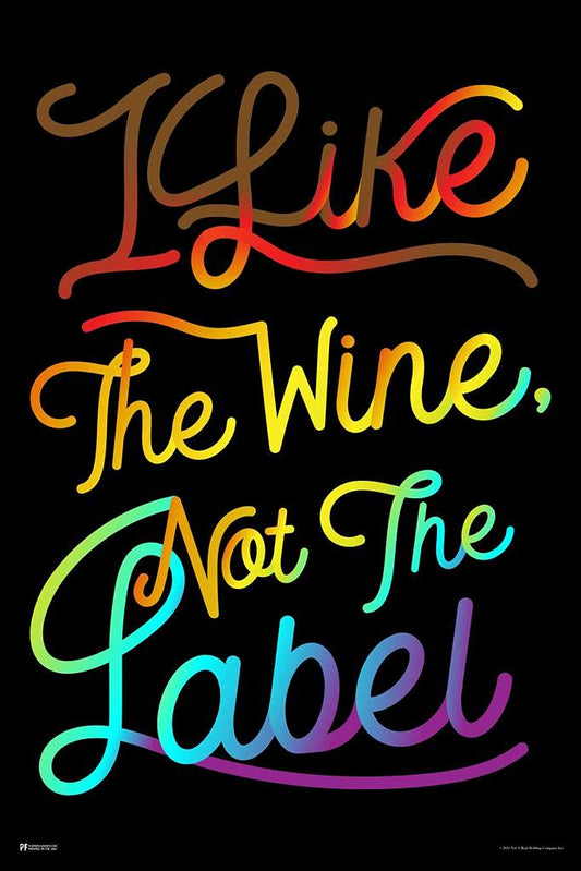 Schitts Creek Poster I Like The Wine Not The Label Quote Official Schitts Creek Merchandise David Rose Apothecary Merchandise Rosebud Motel Dan Levy Thick Paper Sign Print Picture 8x12