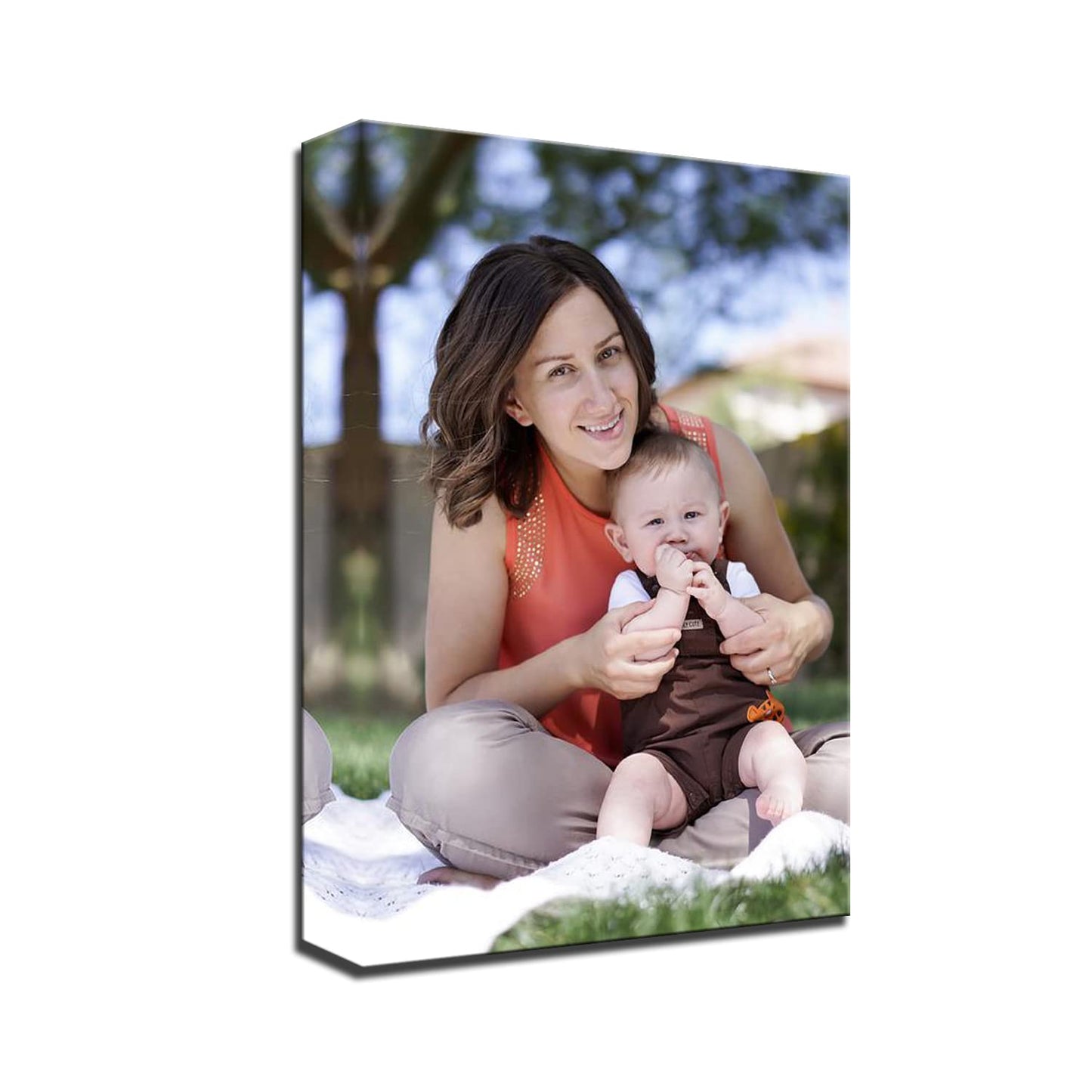 Multi Photo Custom Collage Canvas Prints Personalized Custom Picture Poster for Valentines Day Family Wedding Images Customized Wall Art Home Decor for Customized Picture Gifts 1 Photos Vertical