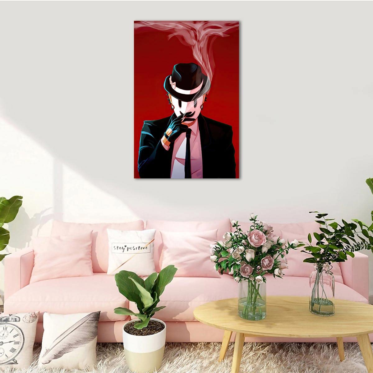 AFUT Rise Invasion Poster,Sniper Mask Man,Canvas Wall Art For Living Room Decor Aesthetic Vintage Posters & Prints Farmhouse Kitchen Wall Decor Preppy Room Decor Aesthetic Unframed 12x18 inches
