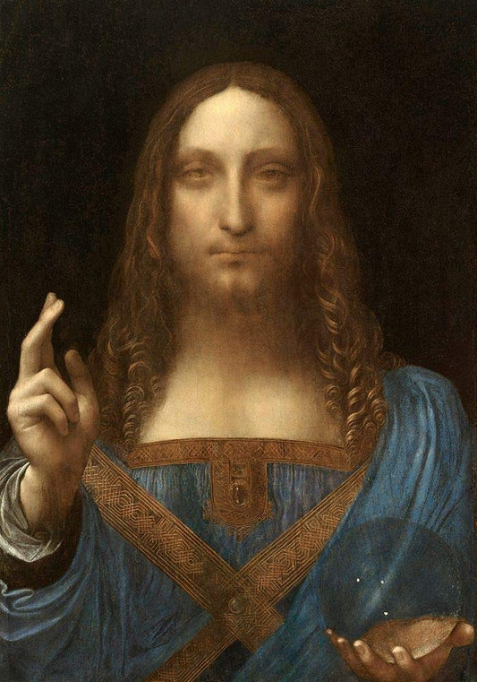 Posterazzi Collection Da Vinci Leonardo Poster Print by Salvator Mundi (14 x 10)