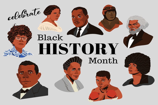 ShopHaven Black History Month Poster 18" x 12", African American History Print Poster, Black Wall Art, African American Decor
