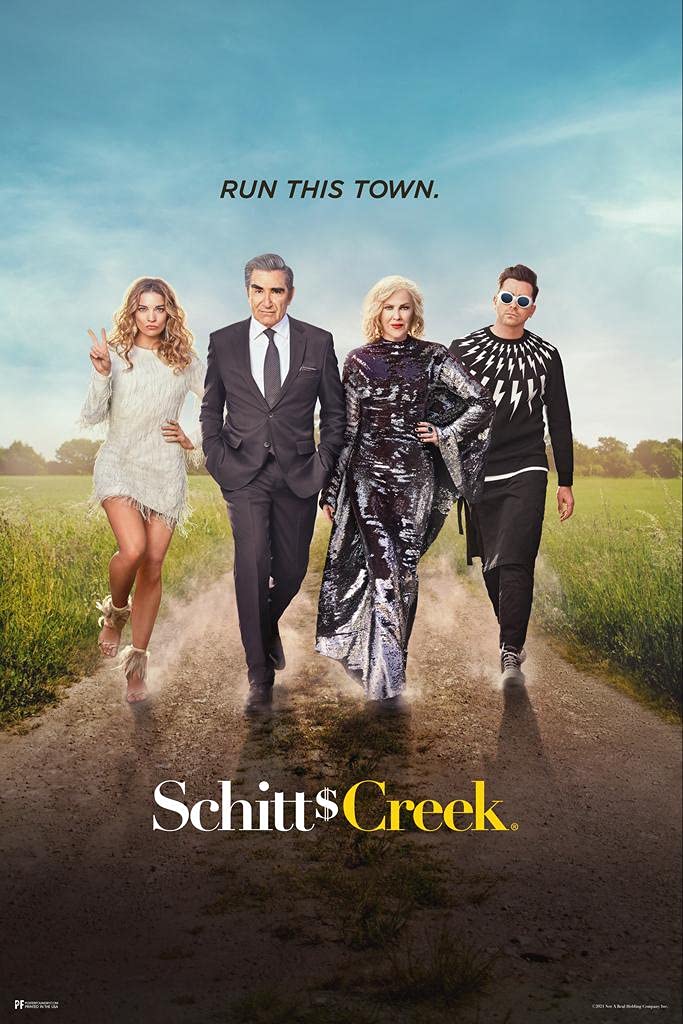 Schitts Creek Poster Season 5 Key Art TV Series 5 Official Schitts Creek Merchandise David Rose Apothecary Merchandise Rosebud Motel Moira Rose Alexis Rose Thick Paper Sign Print Picture 8x12