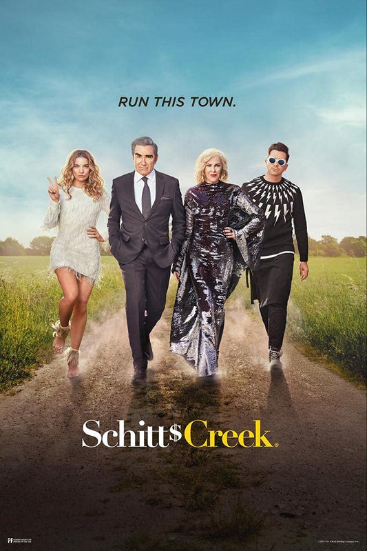 Schitts Creek Poster Season 5 Key Art TV Series 5 Official Schitts Creek Merchandise David Rose Apothecary Merchandise Rosebud Motel Moira Rose Alexis Rose Thick Paper Sign Print Picture 8x12