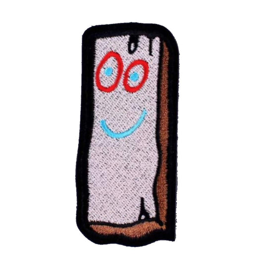 Handmade Plank Wood Board My Best Friend with Iron-on Patch