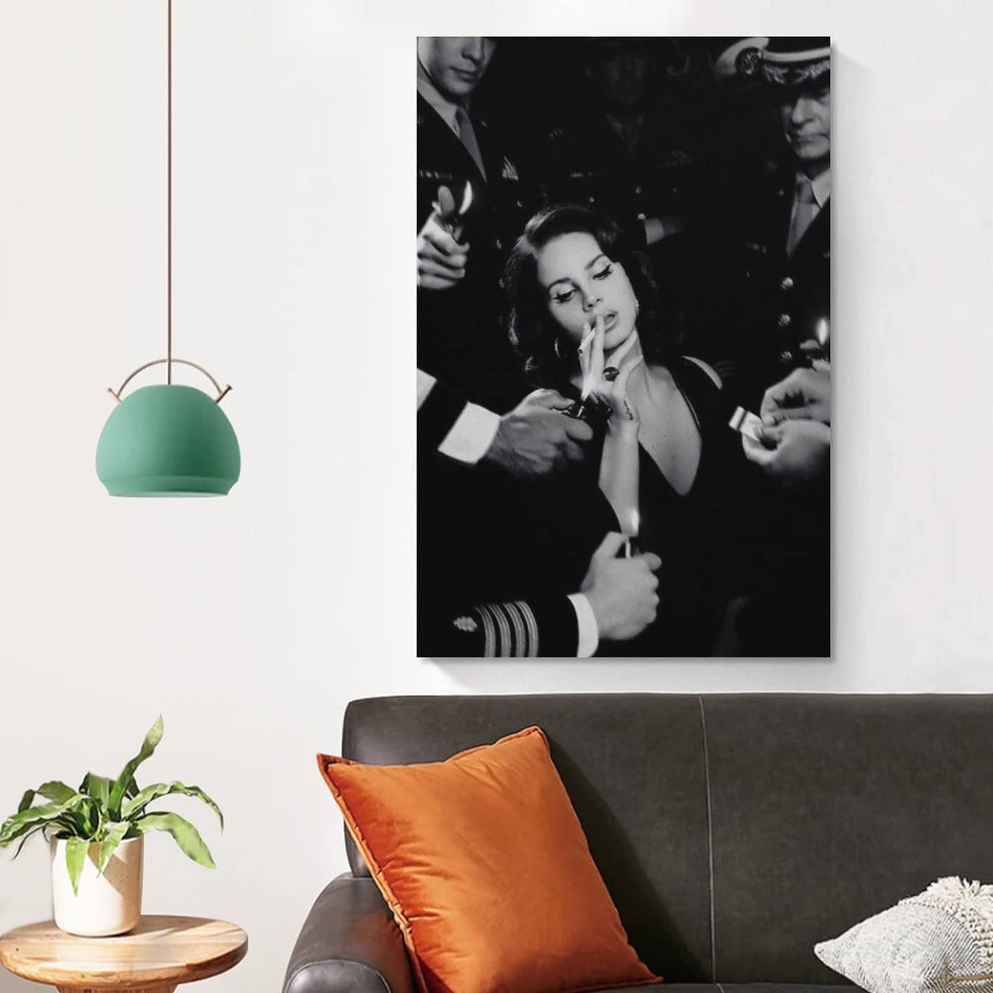 LUOWEI Lana Del Rey Poster Black and White Poster for Room Aesthetic Canvas Art Poster and Wall Art Picture Print Modern Family Bedroom Decor Posters (Unframe-style-2, 12x18inch(30x45cm))