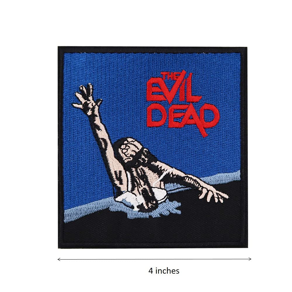 Evil Dead Army of Darkness Embroidered Iron On Patches Halloween Horror Film Costume
