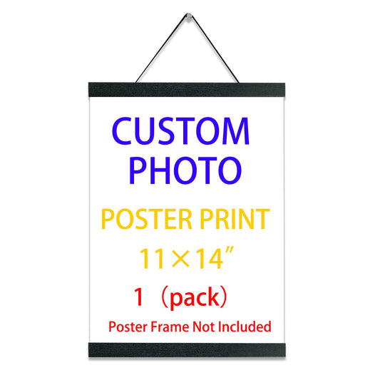 Kang photogift Custom Posters Upload Images 11x14 Inch,Personalized Pictures to Canvas for Wall, Custom Canvas Prints with Your Photos for Lovers Family Pet, Only Canvas Unframed