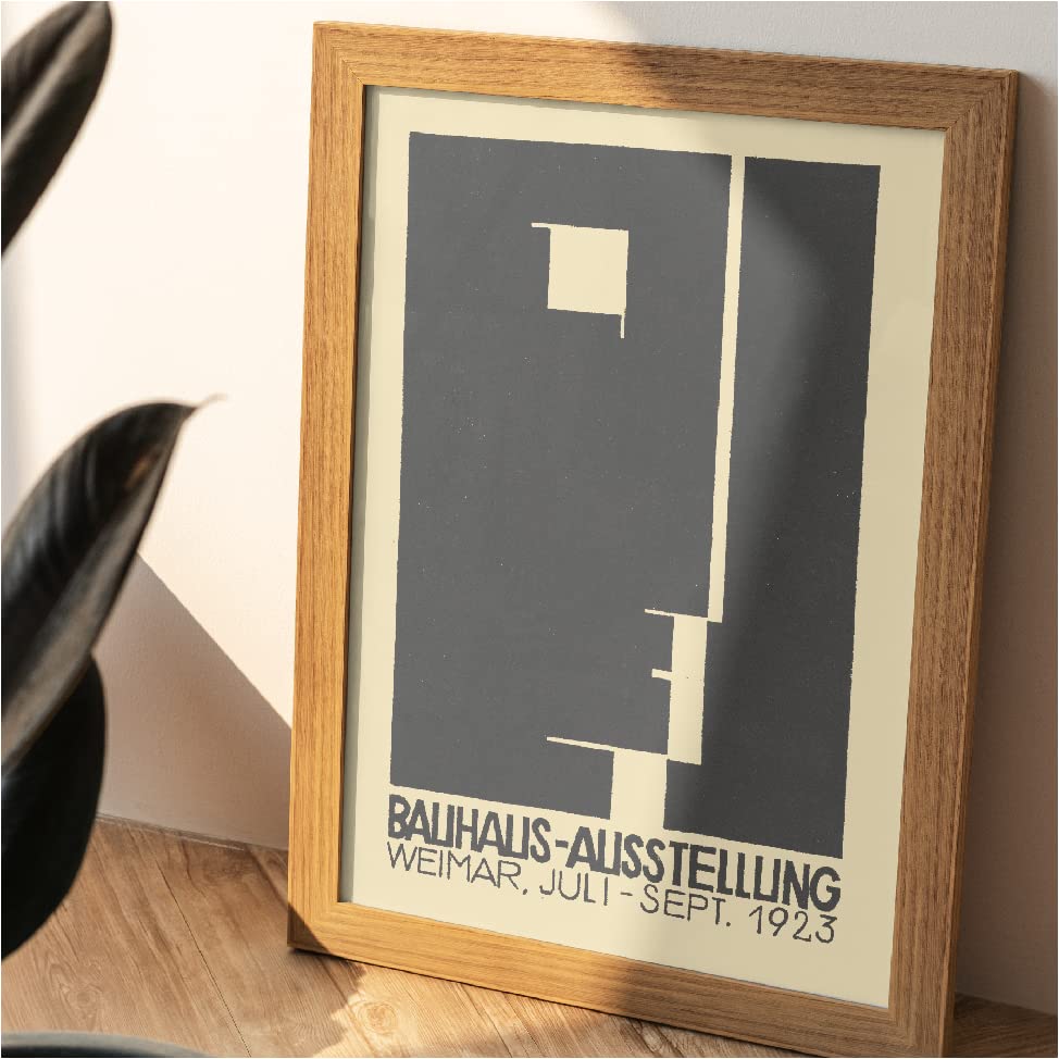 Ink Inc. Gallery Wall | Bauhaus Exhibition Posters Museum Art Prints | Minimalist Modern Decor | Set of 6 8x10 | Unframed
