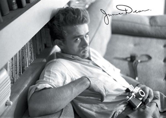 Pyramid America James Dean Camera Cool Wall Decor Art Print Poster 18x12