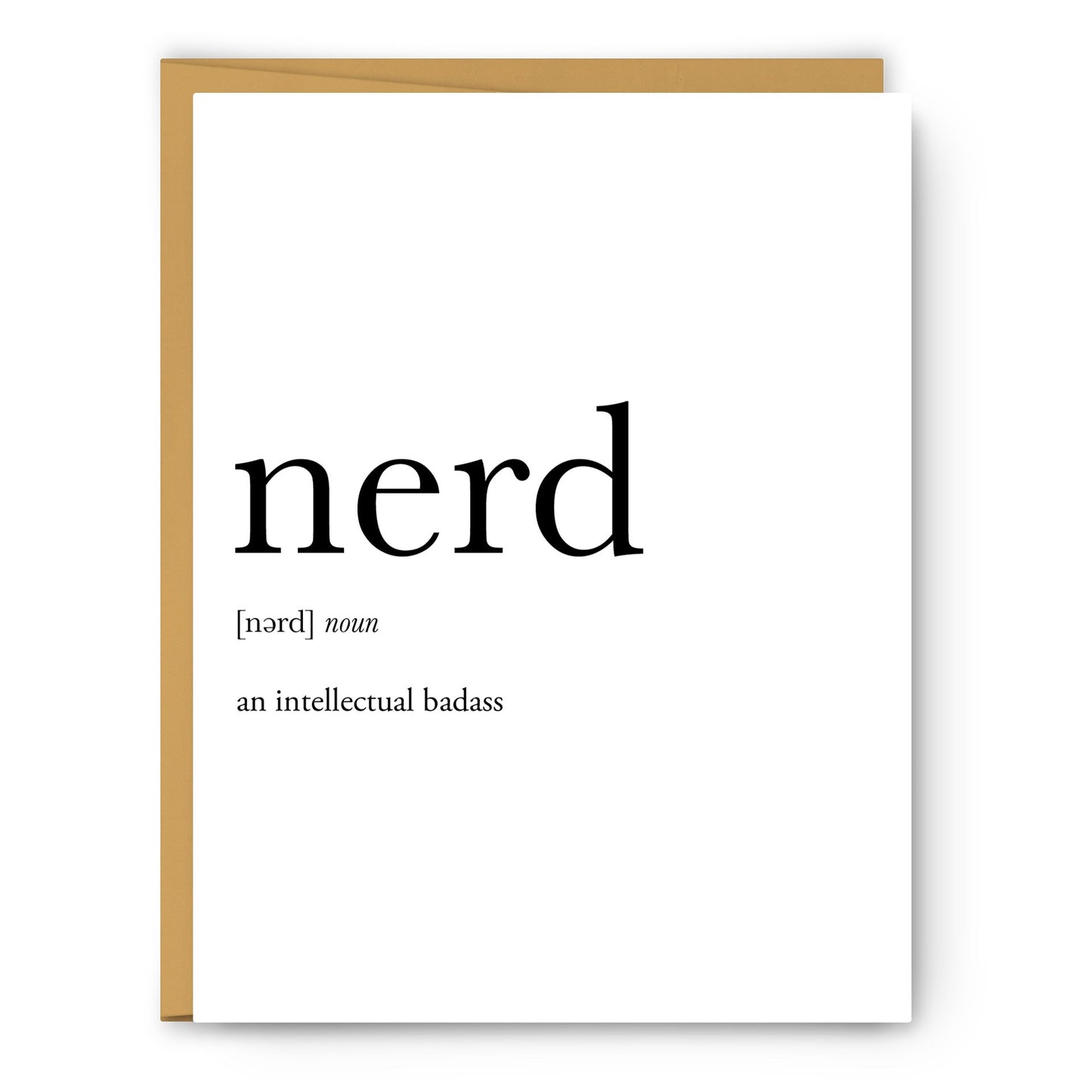 Nerd definition - Unframed art print poster or greeting card