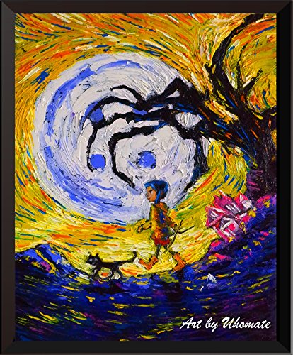 Uhomate Coraline Vincent Van Gogh Starry Night Posters Home Canvas Wall Art Print Poster Baby Gift Nursery Decor Living Room Wall Decor A131 (8X10)